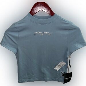 Playboy By PacSun Sleek Mock Neck T-Shirt